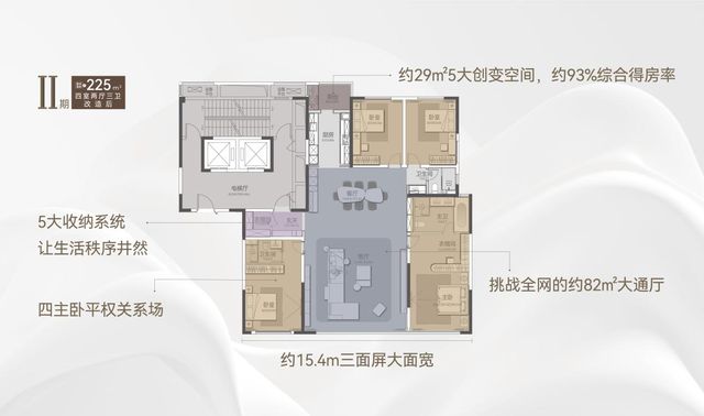 中海时光之境 约225㎡空中平墅 何以扛鼎中原改善(图6)