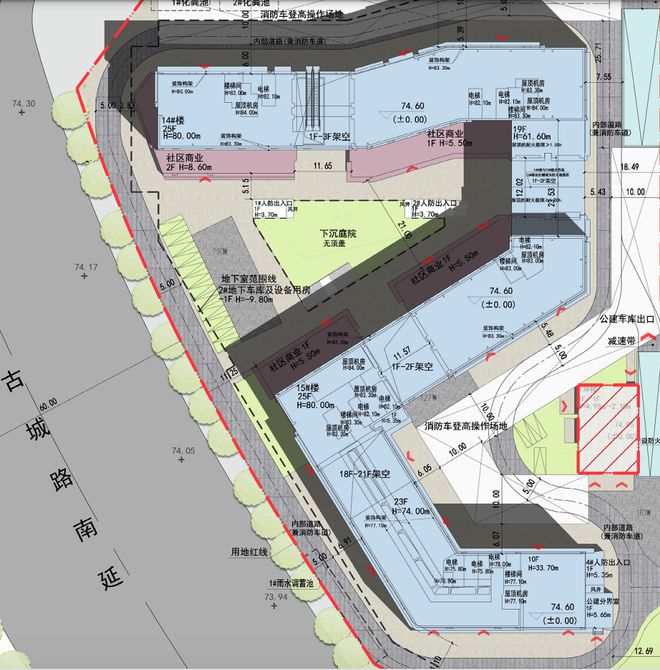 中海长安玖章配建项目反馈1万方社区商业、连通下沉庭院(图3) 中海长安玖章配建项目反馈1万方社区商业、连通下沉庭院(图3)